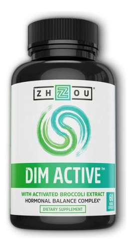 Dim Active 60 Cápsulas Vegetarianas Da Zhou Nutrition