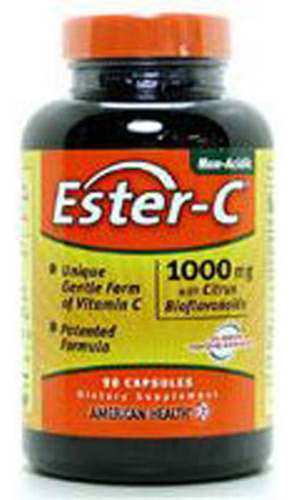 Ester-c Com Bioflavonóides Cítricos 1000 Mg 90 Cápsulas Da A