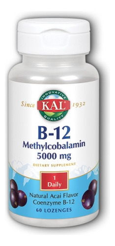 B-12 Metilcobalamina 5.000 Mcg 60 Pastilhas Da Kal