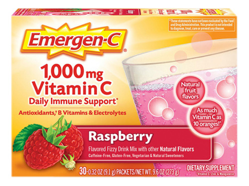 Pacotes De Mistura De Bebidas Com Vitamina C, Contagem De 30