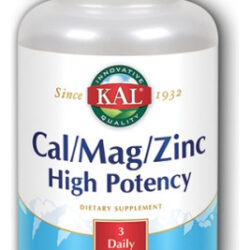 Cal/mag/zinc De Alta Potência 250 Comprimidos Da Kal