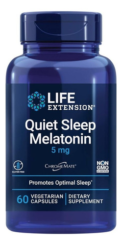 Natural Sleep Melatonin 5 Mg 60 Vcaps By Life Extension