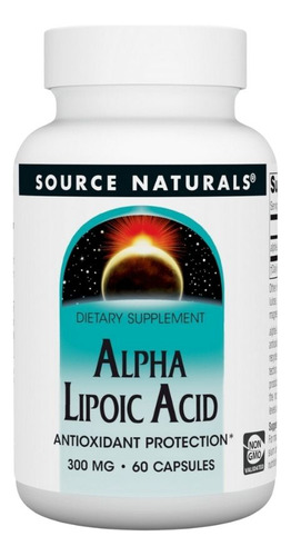 Alpha Lipoic Caps 300 Mg 60 Caps By Source Naturals