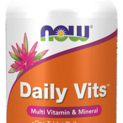 Vitamina Diária Vits 100 Comprimidos Da Now Foods