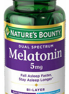 Melatonina Nature's Bounty 5 Mg 60 Comprimidos Da Nature's B