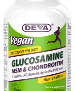 Glucosamina E Condroitina Vegana Msm 90 Comprimidos Da Deva