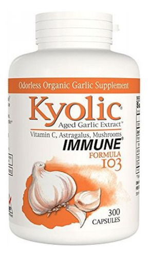 Kyolic Formula 103-immune 300 Cápsulas Da Kyolic