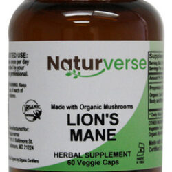Cápsulas Lion's Mane Cog Em Pó 60 Cápsulas Vegetais Da Natur