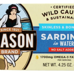 Sardine Nsa Skls & Bnls W 4,25 Onças (caixa Com 12) Da Seaso