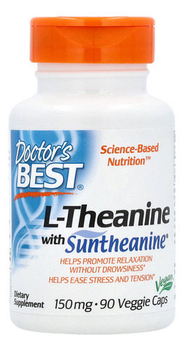 L-teanina Com Sunteanina 150 Mg 90 Cápsulas Vegetais Da Doct