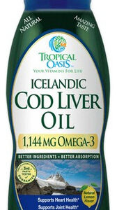 Fígado De Bacalhau 16 Onças Da Tropical Oasis