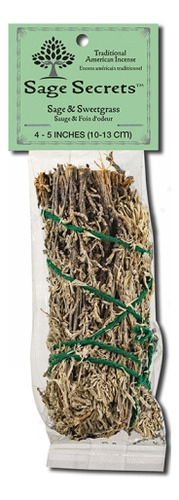 Smudge Wand Sage/sweetgrass Da Sage Spirit