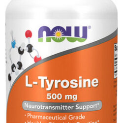 L-tirosina 500 Mg 120 Cápsulas Da Now Foods