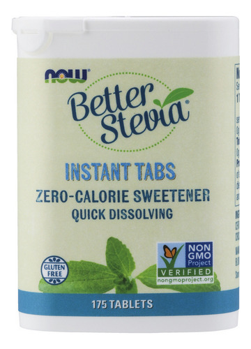 Betterstevia Instant Tabs 175 Comprimidos Da Now Foods