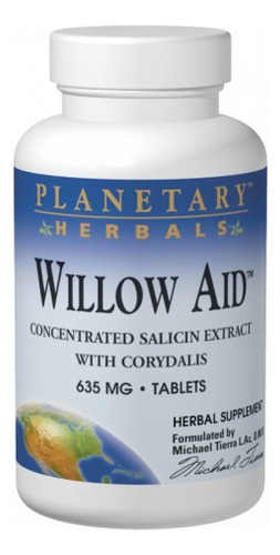 Willow Aid 30 Comprimidos Da Planetary Herbals