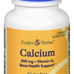Calcium Plus Vitamin D3 600 Mg 60 Tabs By Foster And Thrive