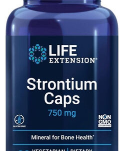 Cápsulas De Estrôncio 750 Mg 90 Cápsulas Vegetarianas Da Lif