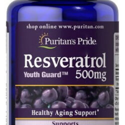 Resveratrol 500 Mg 60 Cápsulas Da Puritan's Pride