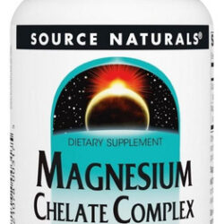 Magnesium Chelate 100 Mg 100 Tabs By Source Naturals