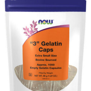 Cápsulas De Gel 1000 Cápsulas, 3 Da Now Foods