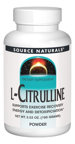 L-citrulline 500 Mg Powder 3.53oz By Source Naturals