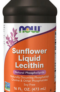 Lecitina Líquida De Girassol 16 Fl Oz Da Now Foods