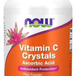 Cristais De Vitamina C Em Pó De 8 Onças Da Now Foods