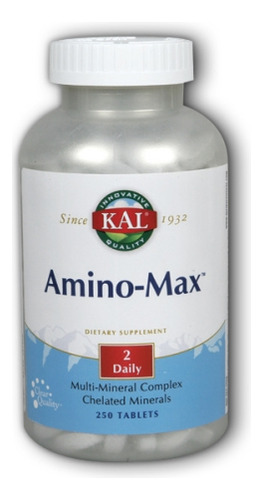Aminomax 250 Comprimidos Por Kal