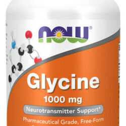 Glicina 1000 Mg 100 Cápsulas Da Now Foods