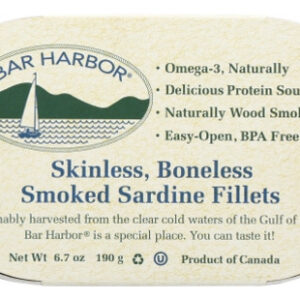 Filé De Sardinha Smkd Sbnls 6,7 Onças (caixa Com 12) Da Bar