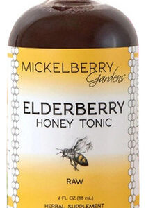 Tônico De Mel De Sabugueiro 4 Onças Da Mickelberry Gardens