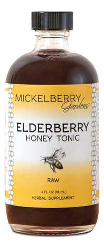 Tônico De Mel De Sabugueiro 4 Onças Da Mickelberry Gardens