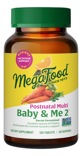 Baby & Me 2 Postnatal Multi 120 Tabs By Megafood
