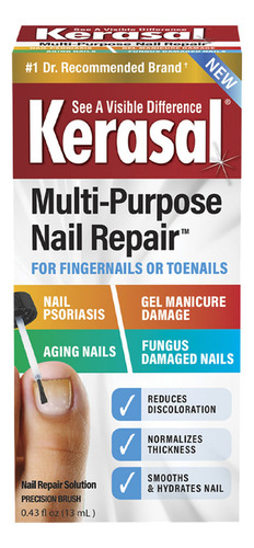 Reparador De Unhas Multiuso, 1 De Cada, Da Kerasal