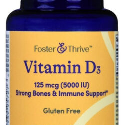 Vitamin D3 125 Mcg 100 Tabs By Foster And Thrive
