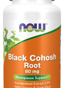 Raiz De Cohosh Preta 80 Mg 90 Cápsulas Da Now Foods