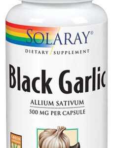 Alho Preto Fermentado 500 Mg 50 Cápsulas Da Solaray