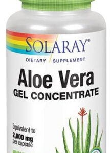 Concentrado Em Gel De Aloe Vera 100 Cápsulas Da Solaray
