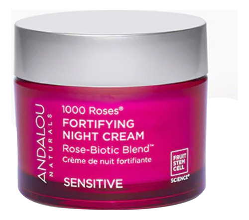 Creme De Noite Fortificante 1000 Rosas, 1,7 Onças Da Andalou