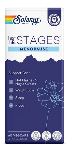 Menopause 60 Count By Solaray