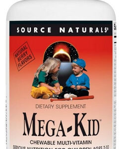 Megakid Children's Chewable Wafer 60 W By Source Naturals