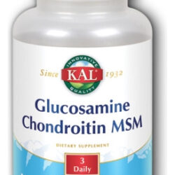 Glucosamina E Condroitina, Msm, 60 Comprimidos Da Kal