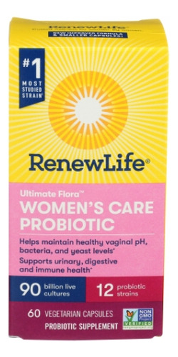 Probiótico Ultimate Flora Women"s Care 90 Bilhões E 60 Cápsu
