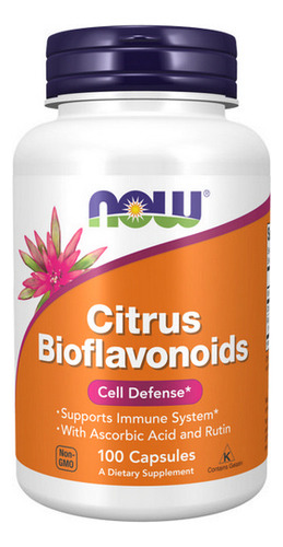 Bioflavonóide Cítrico 700 Mg 100 Cápsulas Da Now Foods