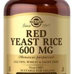 Red Yeast Rice 600 Mg 60 Veg Caps By Solgar