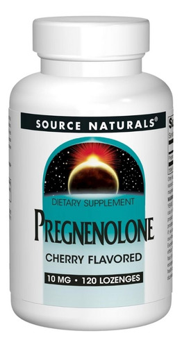 Pregnenolone Sublingual 10 Mg 120 Tabs By Source Naturals
