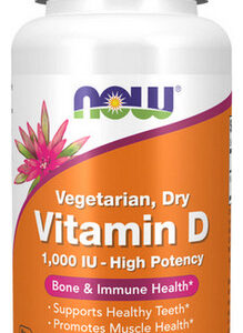 Vitamina D 1000 Ui 120 Cápsulas Vegetais Da Now Foods