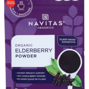 Elderberry Powder 3 Oz By Navitas Organics