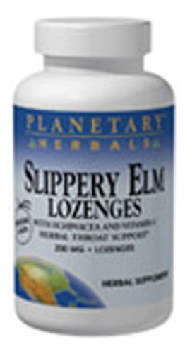 Slippery Elm Lozenge Tangerine Flavor 100 Pastilhas Da Plane