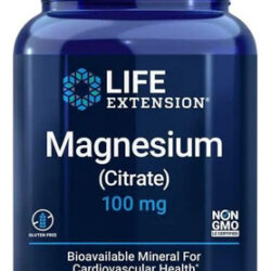 Magnesium Citrate 160 Mg 100 Vcaps By Life Extension